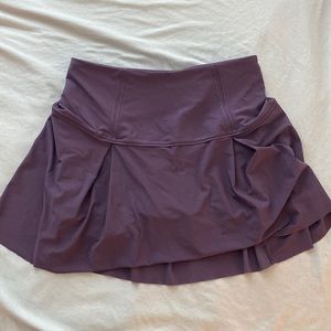 Lululemon deep purple tennis skirt